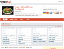 Tablet Screenshot of happychinaparkville.com